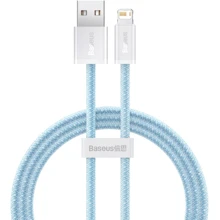 Кабель Baseus USB Cable to Lightning Dynamic 2.4A 2m Blue (CALD000503): Тип USB Cable - Lightning