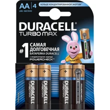 Батарейки Duracell TurboMax AА алкалиновые 1.5V LR6 4шт (5000394069190): undefined undefined
