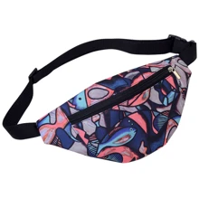 Женская поясная сумка Sambag Hoso MSH fish синяя (82111055): Пол Женский