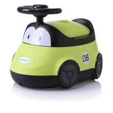 Детский горшок Babyhood Автомобиль, зеленый (BH-116G): Цвет зеленый