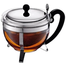 Заварочный чайник Bodum Chambord 1 л (1922-16-6): Цвет серебристый