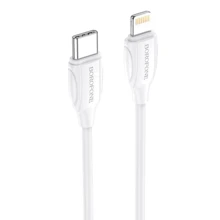Кабель Borofone Cable USB-C to Lightning 2m White (BX19): Тип USB-C - Lightning