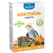 Корм Коктейль для средних попугаев Корелла 0.5 кг картон: Вид корма Обычный
