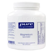 Pure Encapsulations Magnesium (glycinate) 120 mg 180 caps Магній гліцинат (PE-00175): Тип магній