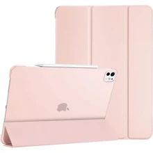 Аксессуар для iPad BeCover Case Book Tri Fold Hard Pink for iPad Pro 13 2024 M4 (711732): Цвет розовый