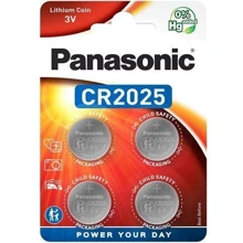 Panasonic CR-2025 bat(3B) Lithium 4шт (CR-2025EL/4B): undefined undefined