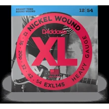 Струна для гитар Струны для электрогитар D'ADDARIO EXL145 XL NICKEL WOUND HEAVY (12-54): Тип Комплект струн