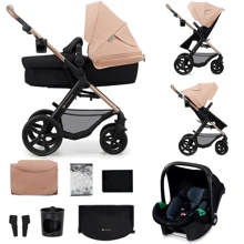 Универсальная коляска 3 в 1 Kinderkraft Moov 2 Sand Beige (KSMOOV02BEGEV00): Тип коляски Универсальная коляска (3-в-1)