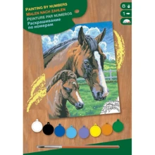 Набор для творчества Sequin Art PAINTING BY NUMBERS JUNIOR Лошадь и жеребенок Набор для творчества Sequin Art PAINTING BY NUMBERS JUNIOR Лошадь и жеребенок: Производитель Sequin Art