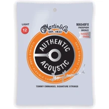 Струна для гитар Струны MARTIN MA540FX Authentic Acoustic Flexible Core 92/8 Phosphor Bronze Light - Tommys Choice (12-54): Тип Комплект струн