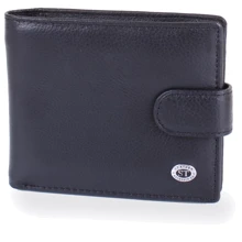 Чоловіче портмоне ST Leather Accessories чорне (NST113-1-black): Стать Чоловік