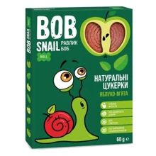 Конфеты Bob Snail Улитка Боб Яблочные с мятой 60 г: Тип Конфеты