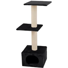 Игровой комплекс Flamingo Charbonel когтеточка для котов черный 47х35х103 см (43119): undefined undefined
