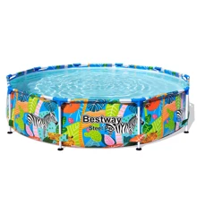 Бассейн Bestway каркасный 56985 круглый 305-66см: undefined undefined