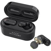 Навушники BlitzWolf FYE7 Black: Тип конструкції вакуумні