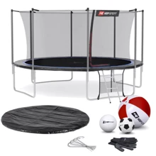 Батут Hop-Sport 14ft black/blue черно-синий с внутренней сеткой 427 см: Производитель Hop-Sport
