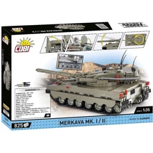 Конструктор COBI Танк Меркава Mk 1, 825 деталей: Количество деталей, шт. 825