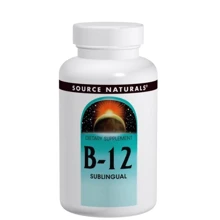 Source Naturals Vitamin В-12 2000 mcg Вітамін В-12 100 таблеток для розсмоктування: Тип Витамин B