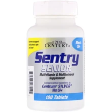 21st Century Sentry Senior Men's 50+ Multivitamin & Multimineral Supplement 100 Tablets (CEN-27540): Тип мультивітаміни