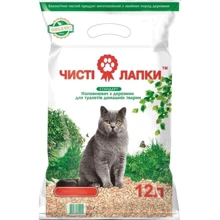 Наполнитель Чисті лапки для кошачьего туалета 3 кг (4820137810015): Вид Древесный