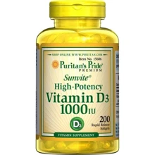 Puritan's Pride Vitamin D3 1000 Iu Softgels, 200 Count: Тип Витамин D