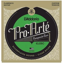 Струна для гитар Струны D`ADDARIO EJ25C PRO ARTE COMPOSITES FLAMENCO CLEAR NYLON: Тип Комплект струн