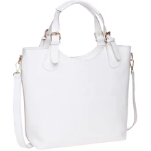 Жіноча сумка тоут Ricco Grande біла (1L848-white): Стать жіночий