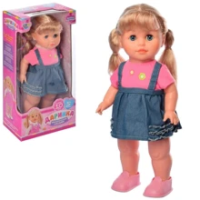 Кукла LimoToy Даринка интерактивная 41см (M 5446 UA): Возраст от 3 лет