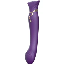 Вібратор з підігрівом ZALO Queen Twilight Purple, перлова перлина, кристал Swarovski: Для кого Для жінок