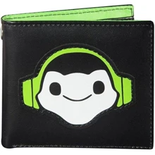 Портмоне Jinx Overwatch Lucio Bi Fold Graphic Wallet Black чорне (JINX-7941): Стать Унисекс