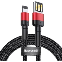 Кабель Baseus USB Cable to Lightning Cafule Special Edition 2.4A 1m Red/Black (CALKLF-G91): Тип USB Cable - Lightning