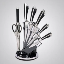 Набор кухонных ножей Набор металлических ножей на подставке Royalty Line RL-KSS700: Наименование Набор кухонных ножей