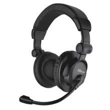 Навушники Trust Como 3.5mm Black (21658): Тип конструкції повнорозмірні