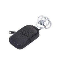 Брелок Troika Key-Click Valet зі шкіряним гаманцем для монет чорний (KR20-77/VW): Стать Унисекс