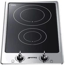 Варочная поверхность электрическая Smeg PGF32I-1: Расположение панели спереди