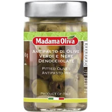 Микс оливок Madama Oliva без косточек 290 г (8003508000826): Вес нетто 290 г