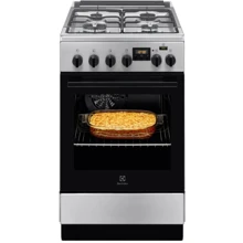 Плита комбинированная Electrolux LKK560207X: Тип варочной поверхности газовая