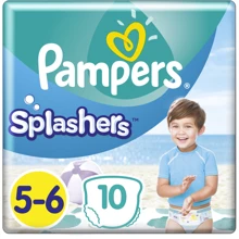 Подгузники Pampers для плавания Splashers Размер 5-6 (14+ кг) 10 шт (8001090728951): Тип Для плавания