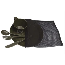 Набор посуды Mil-Tec Camp Set Plastic OD (14681000): Производитель Mil-Tec