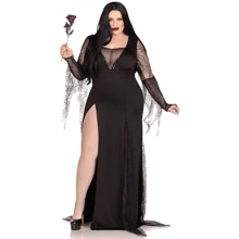 Эротический костюм Мортиши Аддамс Leg Avenue Sexy Spooky Morticia 1X-2X: Для кого Для женщин