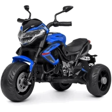 Детский электромотоцикл Bambi Racer синий (M 4152EL-4): Вид мотоцикл