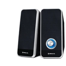 Акустична система REAL-EL S-80, USB, Black: Формат акустики 2.0