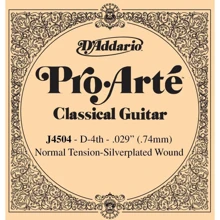 Струна для гитар Струна D`ADDARIO J4504 PRO ARTE SILVER NYLON D NORMAL TENSION: Тип Струна