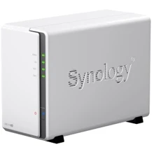 Сетевой накопитель (NAS) Synology DS214se: Слоты для дисков 2 x 3,5" SATA(II) или 2 x 2,5" SATA/SSD