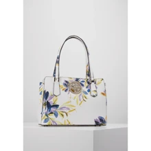 Жіноча сумка тоут Guess Open Road Luxury Satchel біла (HWEF7186100-WHF Біла в квітка: Стать жіночий
