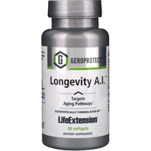 Life Extension Geroprotect Longevity A.I. 30 Softgels Формула долголетия: Форма выпуска Капсулы