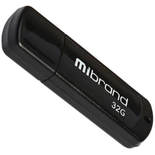 USB-флешка Mibrand 32GB Grizzly Black USB 2.0 (MI2.0/GR32P3B): Стандарт USB USB 2.0