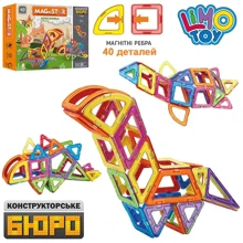 Магнитный конструктор Limo Toy Magnistar 40 деталей (LT2008): Количество деталей, шт. 40