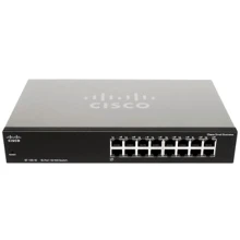 Сетевой коммутатор Cisco SB SF100-16: Порты только Gigabit Ethernet (10/100/1000)