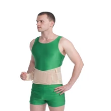 Корсет лечебно-профилактический MedTextile с 6 ребрами жесткости 24 см размер 3XL/4XL (4820137295287): Часть тела На пояс
